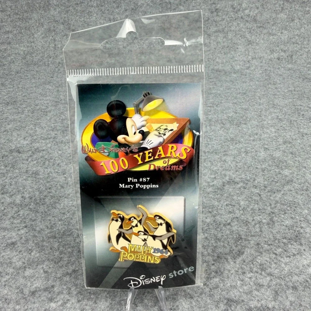 Disney Store 100 Years of Dreams Pin #87 Mary Poppins 1964 Penguins